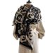 Scarf women's autumn and winter new cashmere decoration with cloak double-sided scarf camellia long shawl_voghion.com