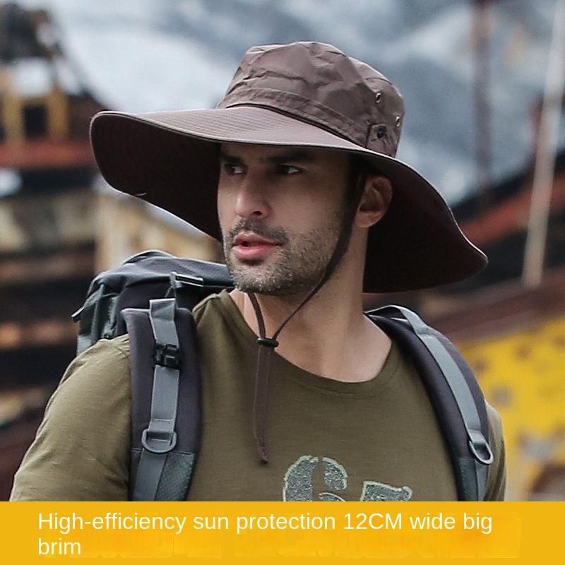 Nové přírůstky Pánské ochranné rybářské letní prodyšné síťované horolezecké turistické čepice s anti-UV filtrem proti slunci Pánské panamské klobouky unisex_voghion.com