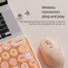 Set tastiera e mouse wireless silenziosi per ragazze, compatibili con Xiaomi Lenovo Huawei Desktop Laptop Tablet Phone_voghion.com