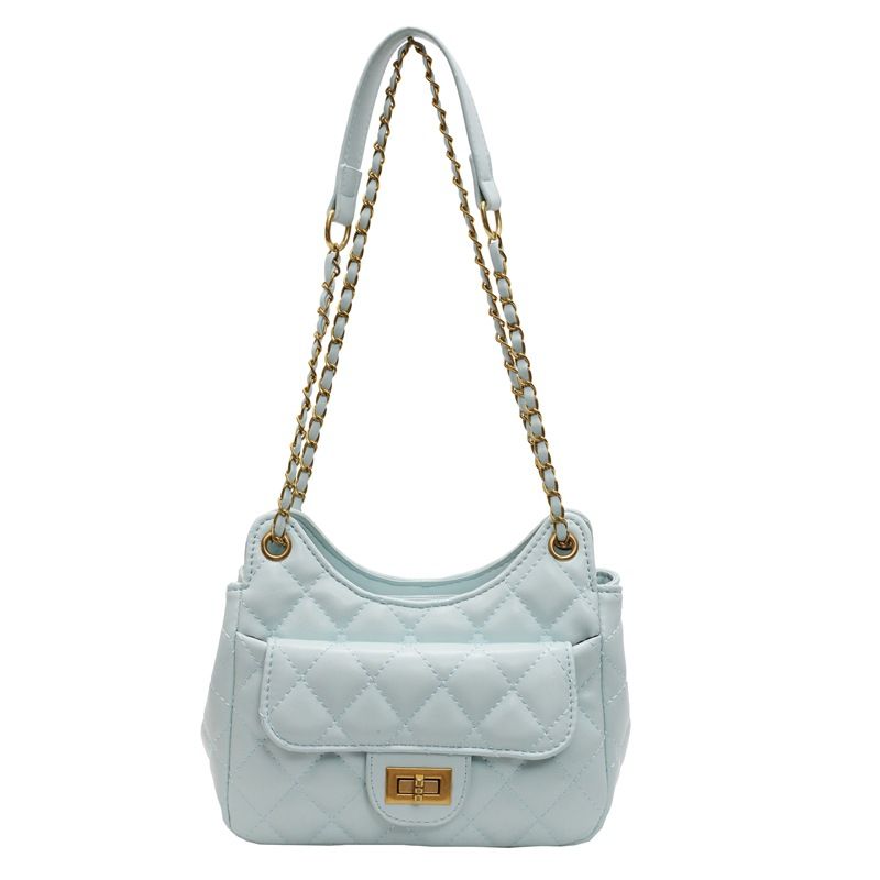 Diamond Embroidery Line Small Chain Bag Female New Large Capacity Fashion Shoulder Messenger Bag_voghion.com