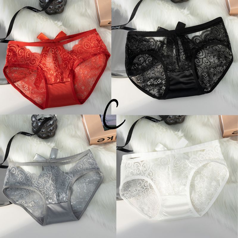 Franse sexy kanten riem met lage taille uitgehold tot meisjes sexy ondergoed_voghion.com