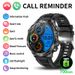 LIGE Smartwatch voor heren met Bluetooth-bellen, hartslagmeter, muziekweergave, waterdichte fitnesstracker, AMOLED-display_voghion.com