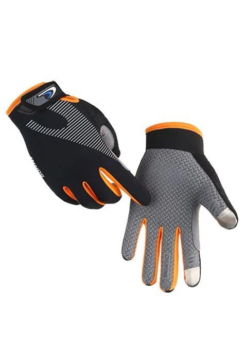 QFV50704555550<== Luvas finas unissex para esportes ao ar livre, com dedos longos, ideais para pesca, escalada, fitness e ciclismo._voghion.com