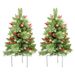 PVC Christmas Ground Stake Lights For Outdoor Garden, Beach, And Yard Decorations – 76cm Height, Multi-Color Options_voghion.com