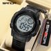 Digital Sports Watch With Large Display, Night Light, Alarm, 50M Waterproof, Shockproof, Unisex Casual Wristwatch Personalized Watch_voghion.com