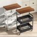 Cross-Border Double-Layer Coffee Trolley Side Living Room Sofa Tea Bedroom Storage Rack Small Table_voghion.com