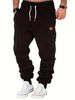 Lässige Jogginghose für Herren mit Fleecefutter – Hip-Hop-Jogginghose mit lockerer Passform für den Winter, elastischer Bund, bequem und stylisch_voghion.com