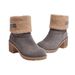 Women's wool fleece short boots large size plus fleece women's snow boots_voghion.com