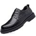 Euro Step Frühling und Herbst Business Formal Leder für Männer, weiche Sohle Bräutigam Hochzeit Brogue Freizeitschuhe_voghion.com