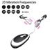 20 Frequenz Vibrator vibrierende Nippelklemmen Clip Brustmassage Klitoris Stimulation weibliche Sex-Spielzeug_voghion.com
