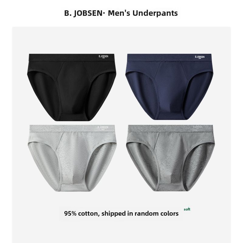 Breathable Cotton Men's Briefs with Antibacterial Features_voghion.com