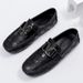 Herren-Slip-On-Loafer – Atmungsaktive Autofahrerschuhe aus echtem Leder mit Gummisohle für Business-Casual-Komfort_voghion.com