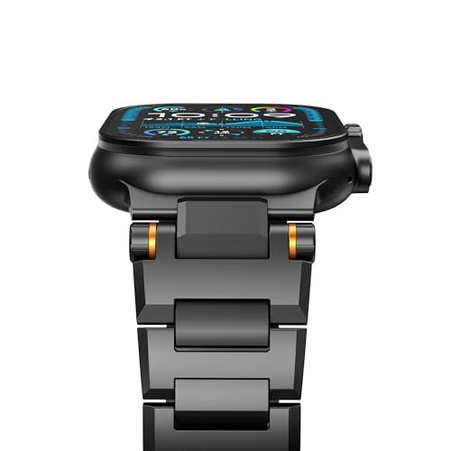 Nerūdijančio plieno, suderinamo su „Apple E“ laikrodžių dirželiu ir itin plonu 49 mm, 46 mm, 45 mm, 44 mm, 42 mm, 41 mm, 40 mm, 38 mm, patvariu metaliniu „iwatch“ dirželiu._voghion.com