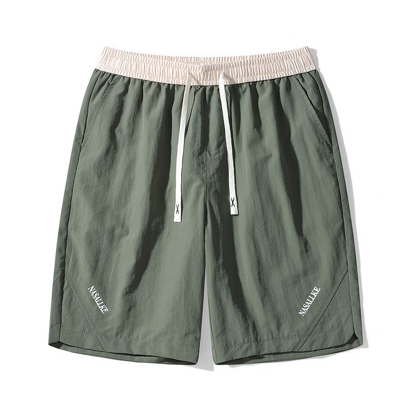 Men's Clothing New Style Outer Wear Loose Ice Silk Quick Drying Men's Sports Pants_voghion.com