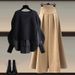 Women's Clothing Autumn Suits Large Size Two Piece Tops Temperament Slim Skirt Two Piece Suit_voghion.com