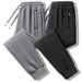 Herren-Jogginghose mit Sherpa-Futter, Winter-Fleece-Sweatpants mit elastischem Bund, hochelastische Sporthose für den Freizeitbereich (normale und umgeschlagene Styles)_voghion.com