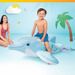 INTEX 58535 Children's Floating Swimming Pool Dolphin Ride-On Water Inflatable Toy_voghion.com