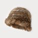 New Autumn And Winter Imitation Rabbit Fur High Quality Thick Plush Plush Basin Hat Temperament Cool Warm Versatile Baotou Hat_voghion.com
