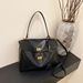Premium Commuter Large Capacity Crocodile Pattern For Women 2024 New Versatile Single Shoulder Crossbody Handheld Tote_voghion.com