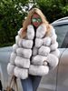 HERTALK Winter Thickened Loose Commuter Solid Color Rabbit Fur Coat Elegant Comfortable Casual Style_voghion.com