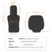 SEAMETAL Plush Car Coer Soft Vehicle Seat Cushion With Backrest Pad Anti Scratch Chair Protector Uniersal For Sedan_voghion.com