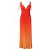 women's clothing sling backless sexy strap gradient dress _voghion.com
