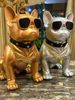 Altavoz Bluetooth con forma de cabeza de perro, regalo creativo para cumpleaños de novios, día de San Valentín, inauguración de tienda de bulldog, adorno_voghion.com