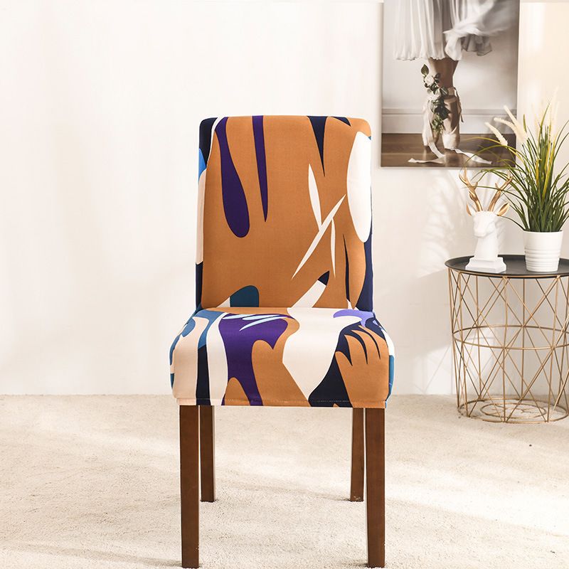 Elastic chair cover home one-piece chair cushion set hotel restaurant universal simple dining table chair cover stool cover fabric_voghion.com