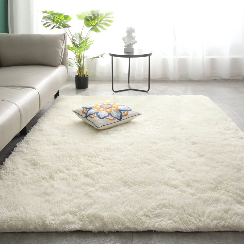 New Silk Wool Carpet Plush Living Room Bedroom Net Red Bed Blanket Cushion Cushion Home_voghion.com
