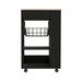 Rosemont Kitchen Cart, Two Open Shelves, Four Casters, One Drawer_voghion.com