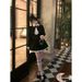 French Style Gentle Rich Lady Suit For Women, Waist-Cinching Slimming Pure Desire Shawl Dress Two-Piece Set Trendy_voghion.com