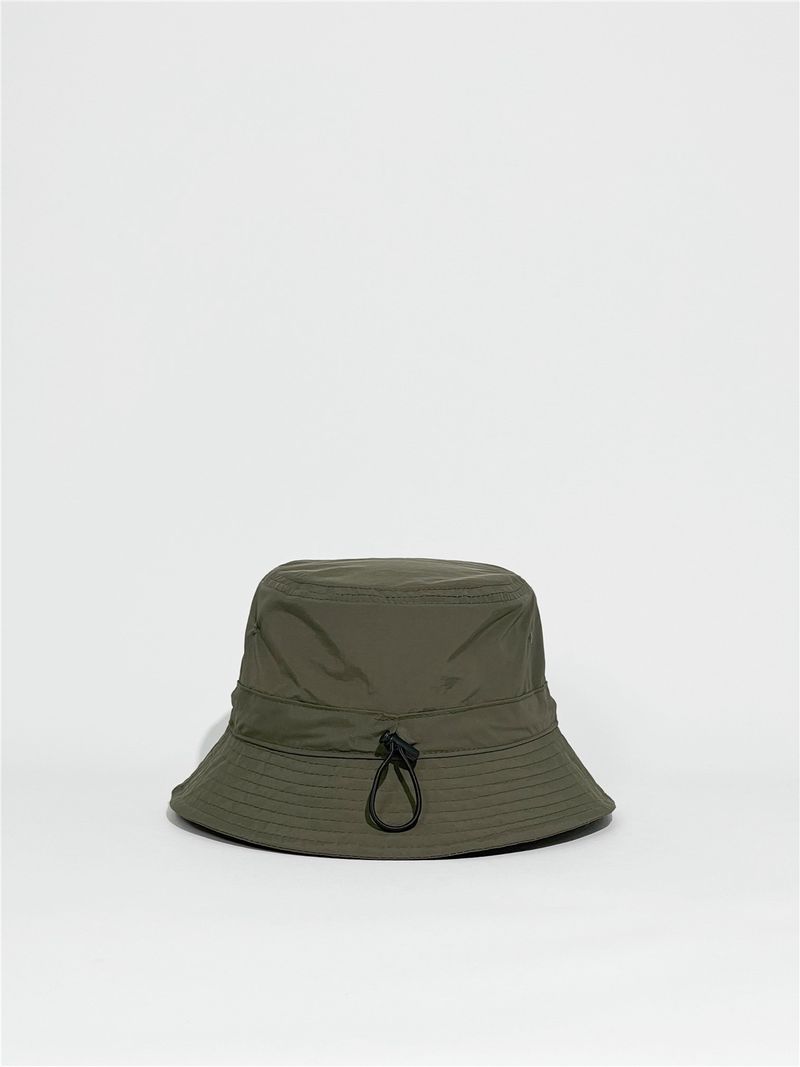 Summer thin tooling function quick drying drawstring foldable bucket hat men's outdoor windproof rope sunshade sunscreen basin hat_voghion.com