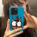 【 Sturzbeständeg an haltbar】 Big Eyed Cat Phone15 Phone 14pro Hard Case, 13promax, 12 Film, 11 Glänzend XS_voghion.com