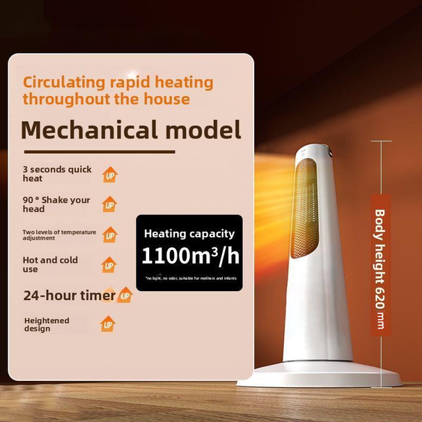 Instant Carbon Fan Intelligent Temperature Voice Control Fast Heating 2025 New Model Heater_voghion.com