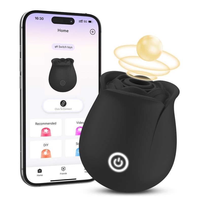 Treediride Rose Sex Toy For Woman, With 10 Sucking Vibrator Modes Adult Sex Toys For Women(Pink)_voghion.com