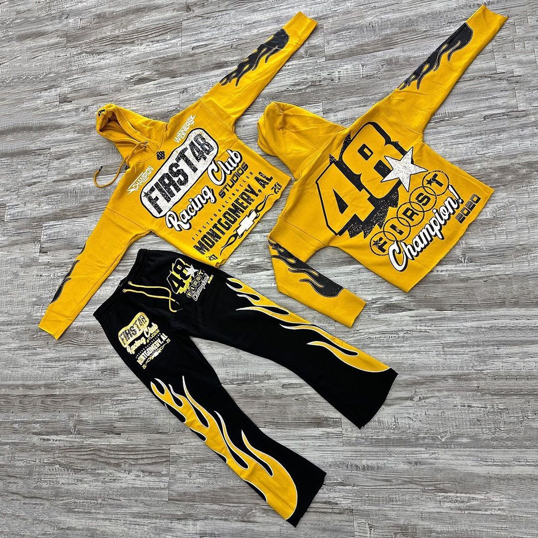 Lässiges Kapuzenpullover-Set für Herren – Trendiges Outfit aus Pullover-Hoodie und Jogginghose für Streetwear- und Hip-Hop-Stil (XS-4XL, mehrere Farben)_voghion.com