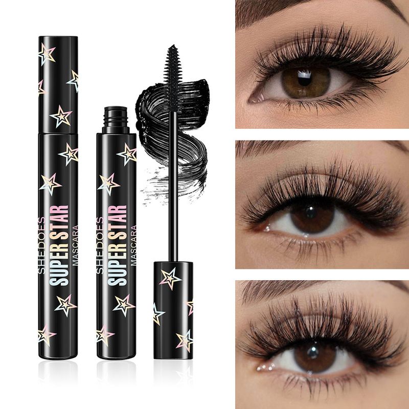 Mascara SHEDOES Star Mascara Waterproof Mascara Spesso Curling Slim Anti Sbavature_voghion.com