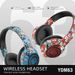 Spot Popular Graffiti Creative Bluetooth Headset ohne Verzögerung_voghion.com