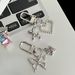 Colored Diamond Heart-Shaped Keychain_voghion.com