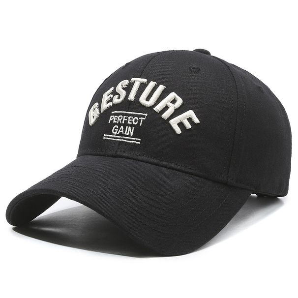 Enlarged And Deepened Korean Version Embroidered Hat For Women, Face Slimming, Large Head Circumference, Pure Cotton,_voghion.com