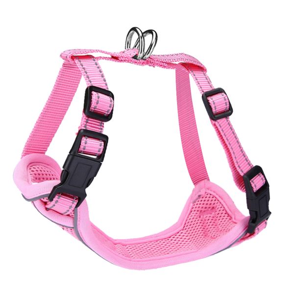 Guangying Pet Harness Reflective Strip Adjustable Breathable Cats Dogs Vest Chest Strap For Outdoor_voghion.com