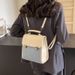 2024 new high-end and niche design single shoulder bag for women's retro style backpack for commuting women's handbag_voghion.com
