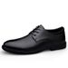 Neu Formal Für Büroangestellte Business Casual Echtes Leder Herren Vier Jahreszeiten Einfache Derby Schuhe_voghion.com