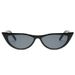 Moud kleng Cat Eye Sonnebrëller Fraen schwaarz Sonnebrëller Mark Designer Vintage Cateye Retro Brëller Damen Oculos UV400_voghion.com