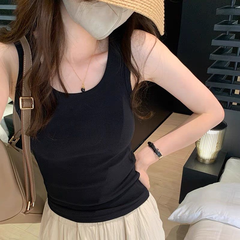 Ärmelloses Neckholder-Oberteil für Damen_voghion.com