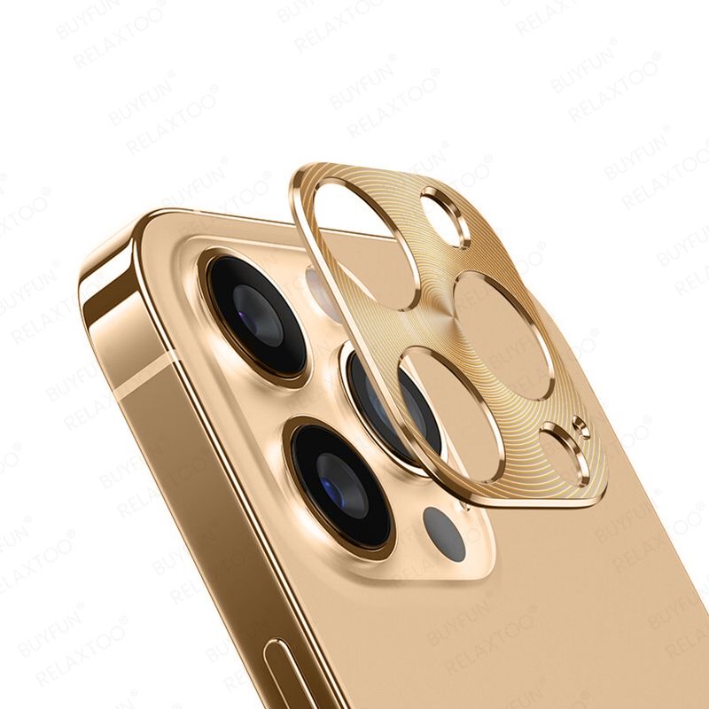 Legierung Kamera Schutz für iPhone 13 12 14 11 Pro Max Mini Plus Schutzhülle Volle Abdeckung Ring Strukturierte Telefon objektiv Film iphone14_voghion.com