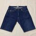 Summer thin and slightly elastic denim shorts, men's straight tube loose casual capris, trendy shorts_voghion.com