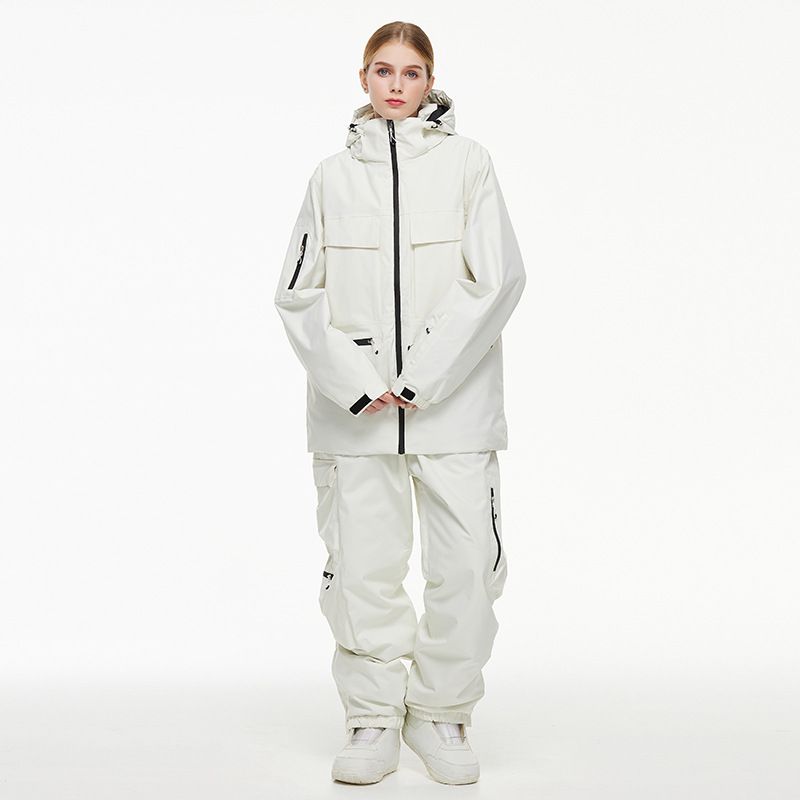 Koosspeak Skianzug-Sets für Herren und Damen für die Saison 24–25. Winddichte, wasserdichte und warme Snowboardjacken für den Außenbereich._voghion.com