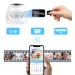 Caméra WiFi 64 Go HD 1080P Caméra IP Wi Fi Surveillance vidéo intérieure Caméra de sécurité à domicile Wi-Fi sans fil 2,8 mm Dôme Camara CamHi Cam_voghion.com