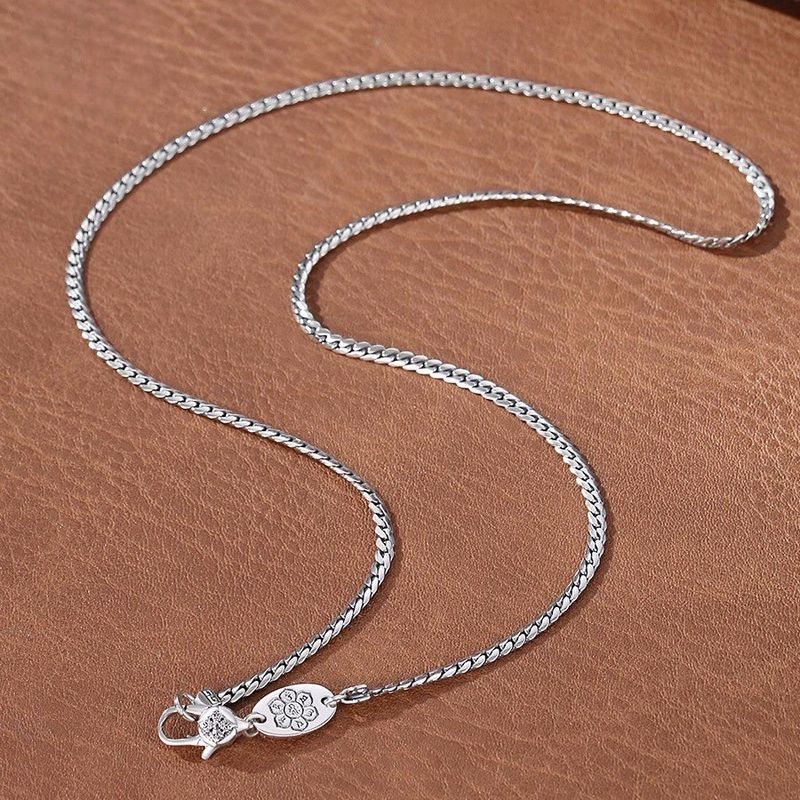 Cuban Men, Thin Style, Trendy High-end Feel, Collarbone Layered Necklace For Women And Men_voghion.com